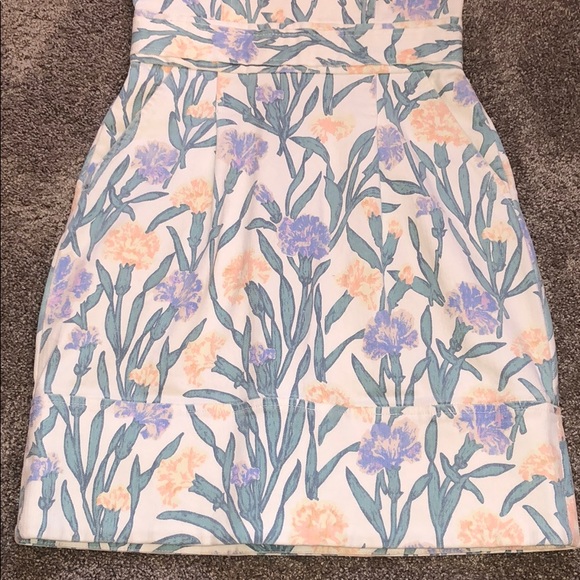 Adorable Patterned FC Jeans Strapless Dress US 4 - Picture 3 of 7